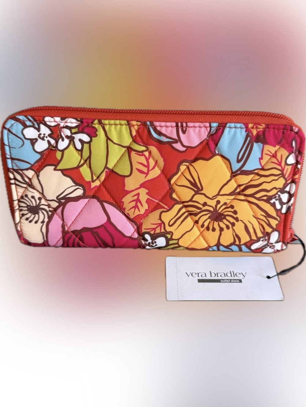 Vera Bradley Essential Continental Wallet. NWT Midday Garden